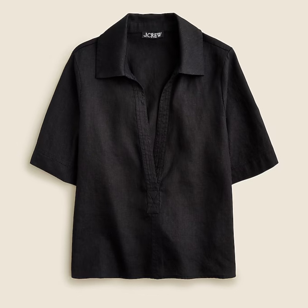 J.Crew Black Short Sleeve Top